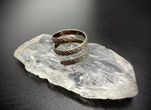 Load image into Gallery viewer, Adjustable Snake Skin Ring (Size Range-8.5/10)
