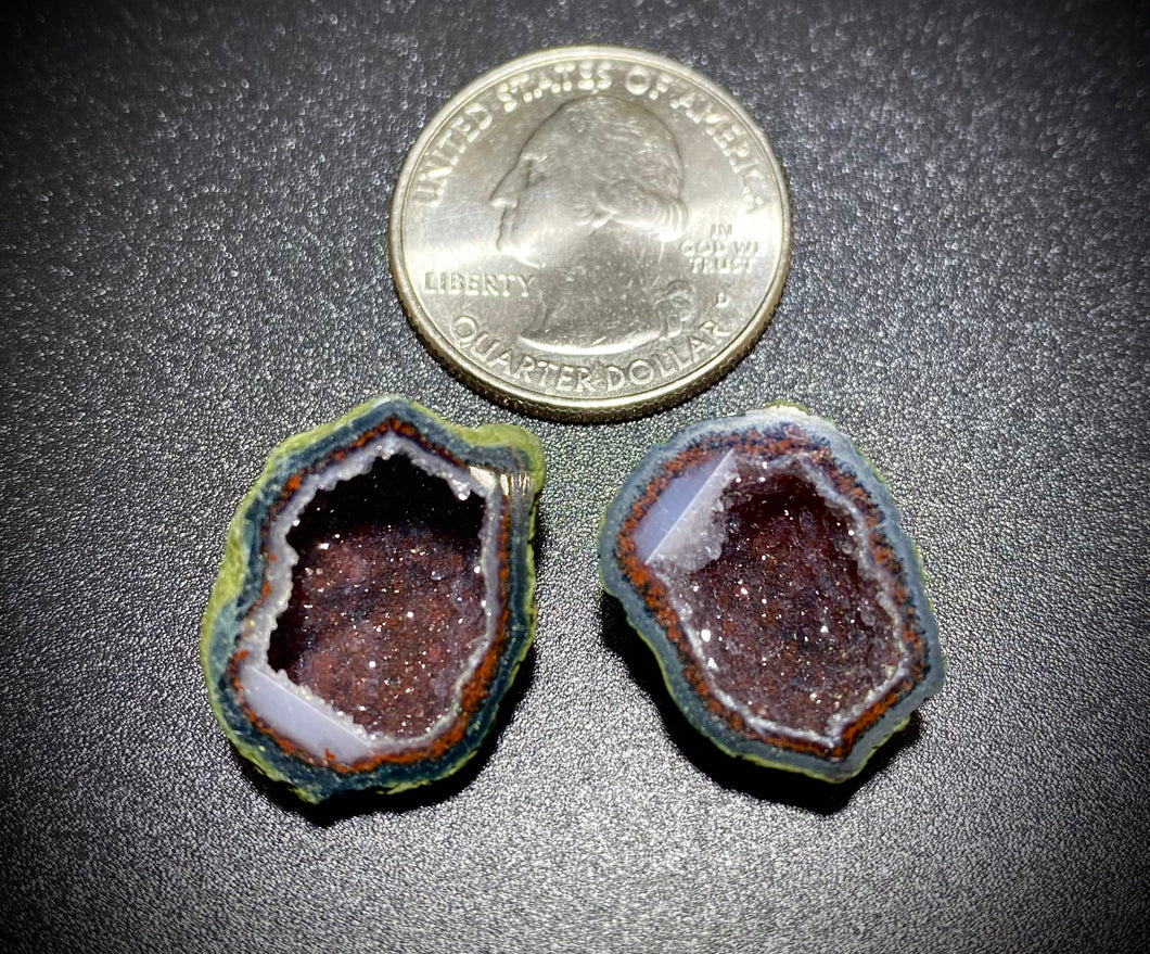 Tabasco Geode Pair