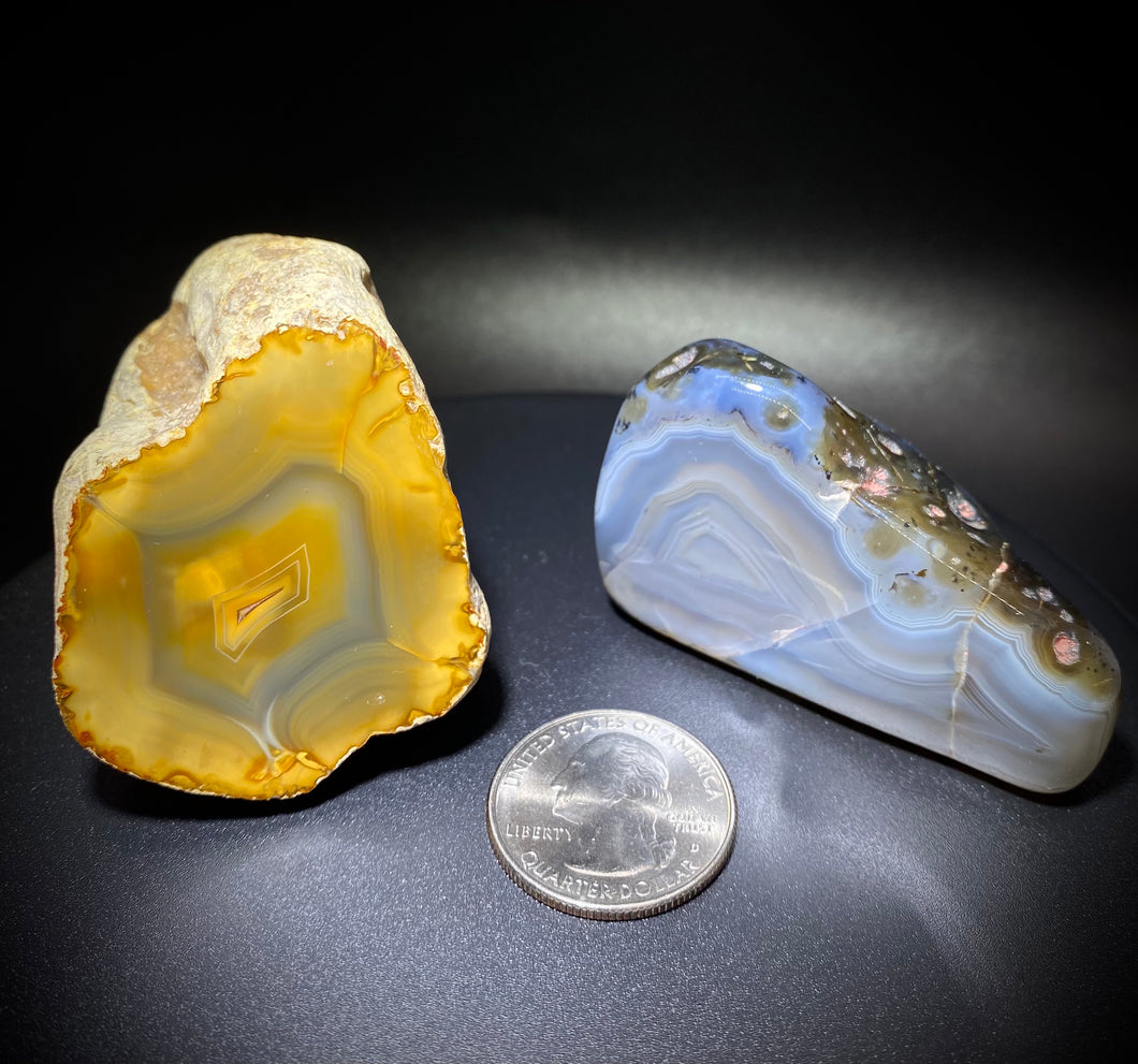 Agates from Washington State (2 Pieces)